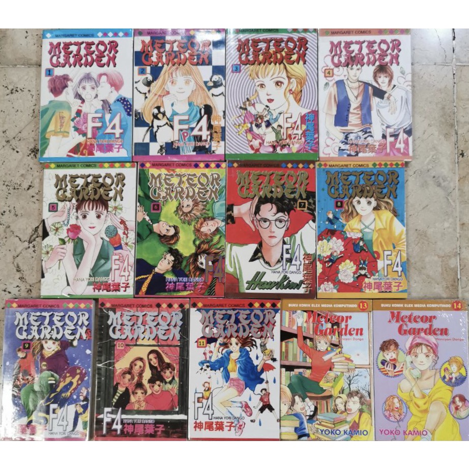 Buku Komik Meteor Garden F4 Hana Yori Dango Vol 1-14