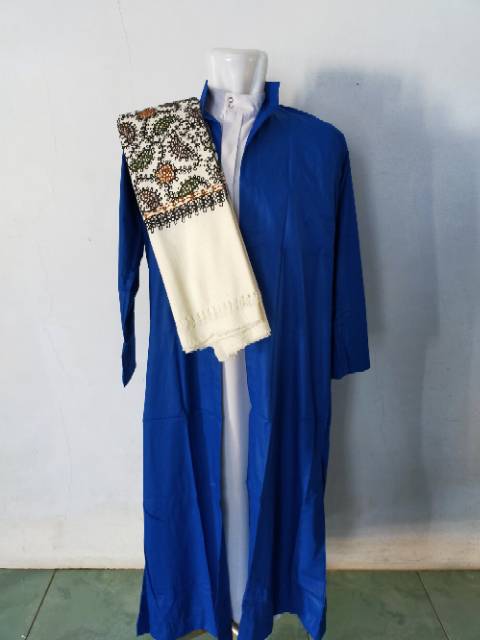 JUBAH ELWAN BIRU ELEKTRIK