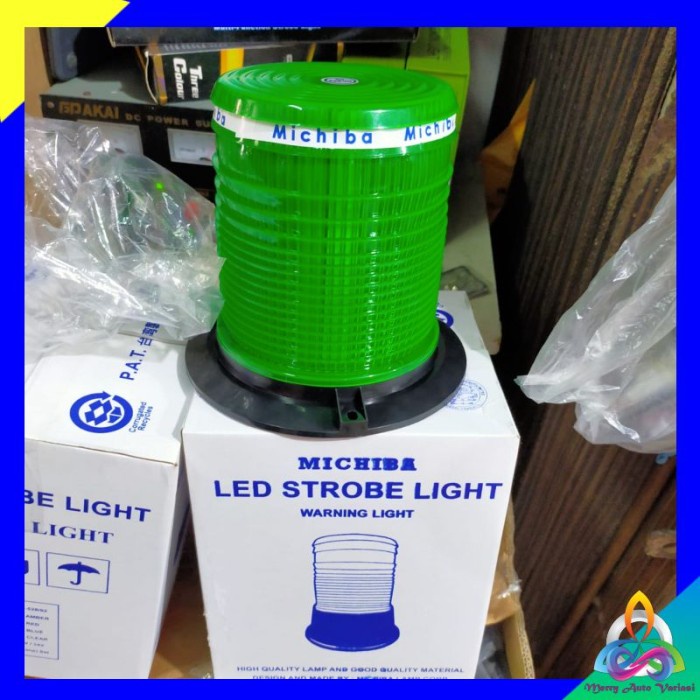Lampu Rotari Michiba 12-24V - Hijau