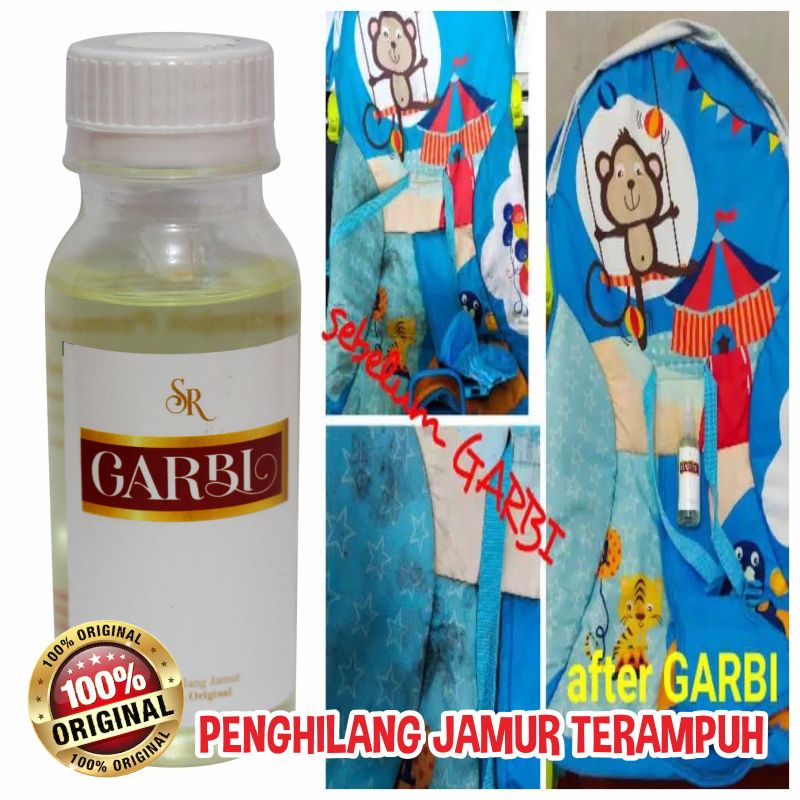 Garbi Obat Pembersih Jamur Baju Penghilang Tanyum Pakaian Sepatu Stroller Bayi