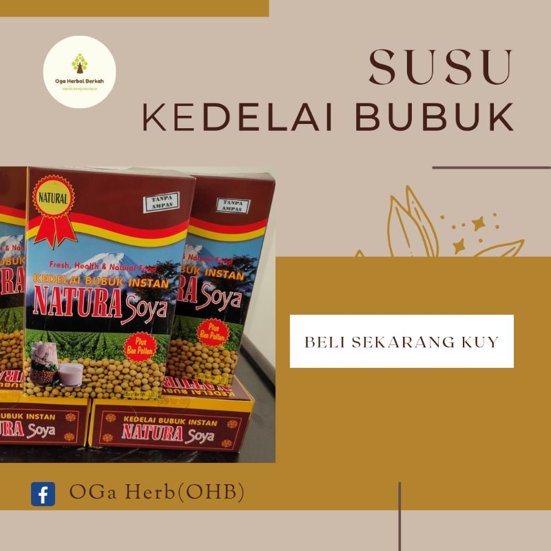 

NaturaSoya(SusuKedelai+BeePollen)