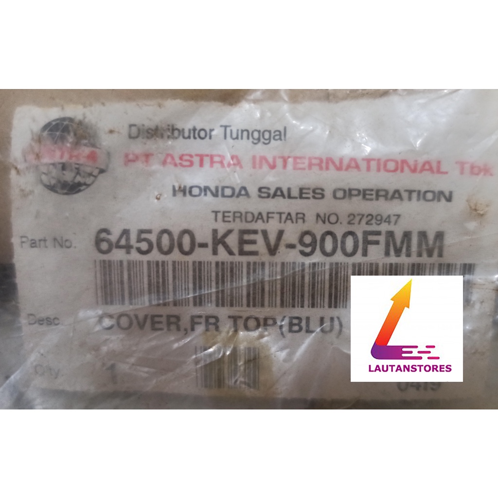 64500-KEV-900FMM Cover Front Top Supra Lama Tameng Supra Lama Biru