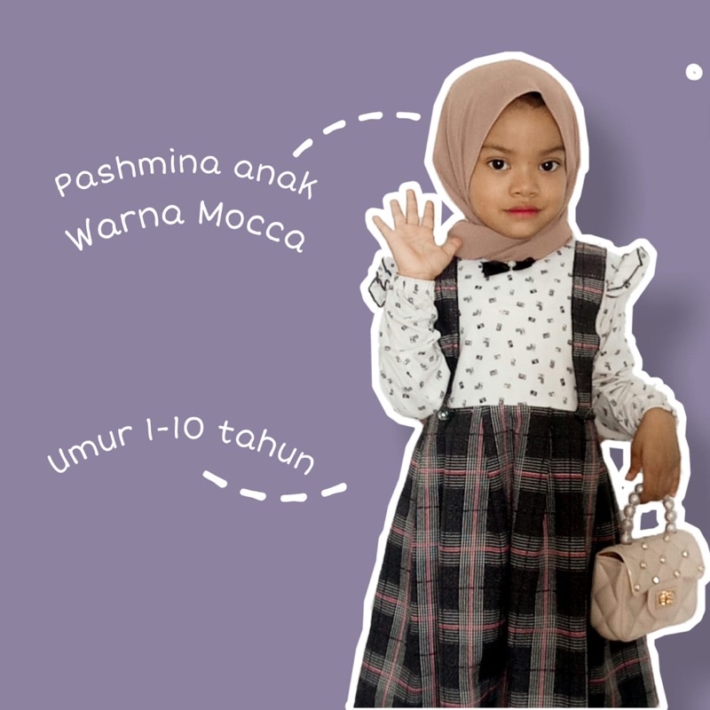 Pasmina anak / pashmina anak / jilbab anak perempuan