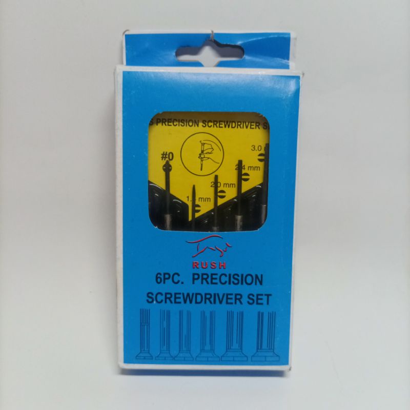 Obeng Jam Set 6 pcs Presisi - Obeng Set Reparasi Elektronik Precision