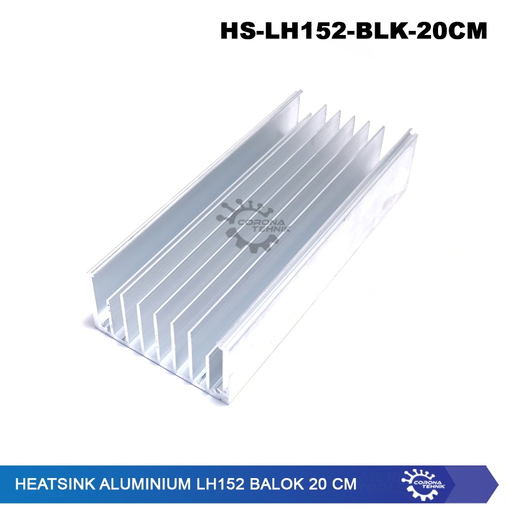 LH152 Balok 20 cm Heatsink Aluminium