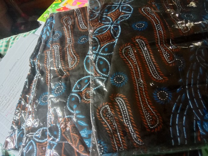 Batik Couple Terbaru 2020 Baju Batik Couple Keluarga Motif Seno Biru