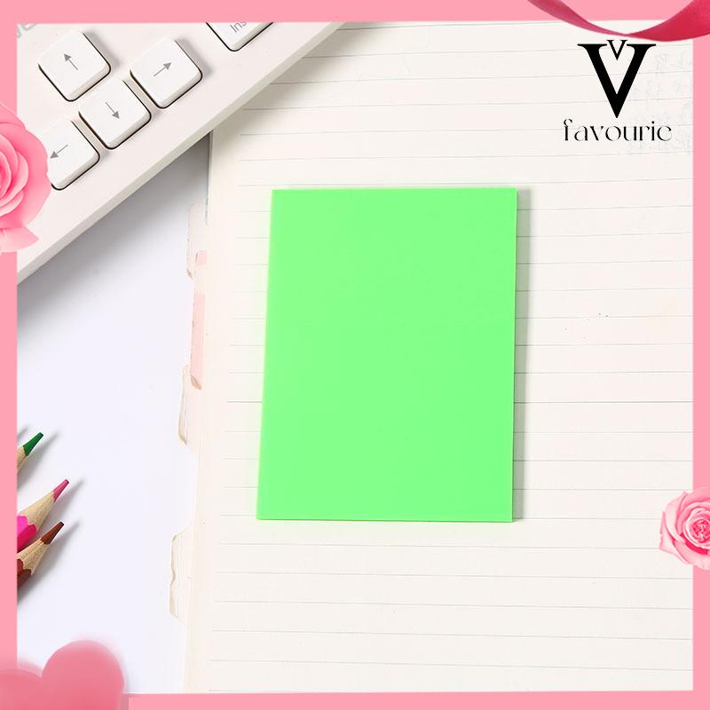 [COD]50PCS Stiker Transparan Fluorescent Tanpa Cover-FA