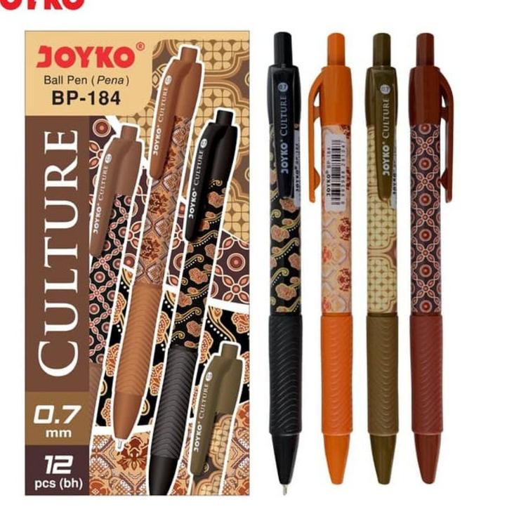 

Update - Pulpen Joyko Bp - 184 Batik Culture / (12pcs) ✔