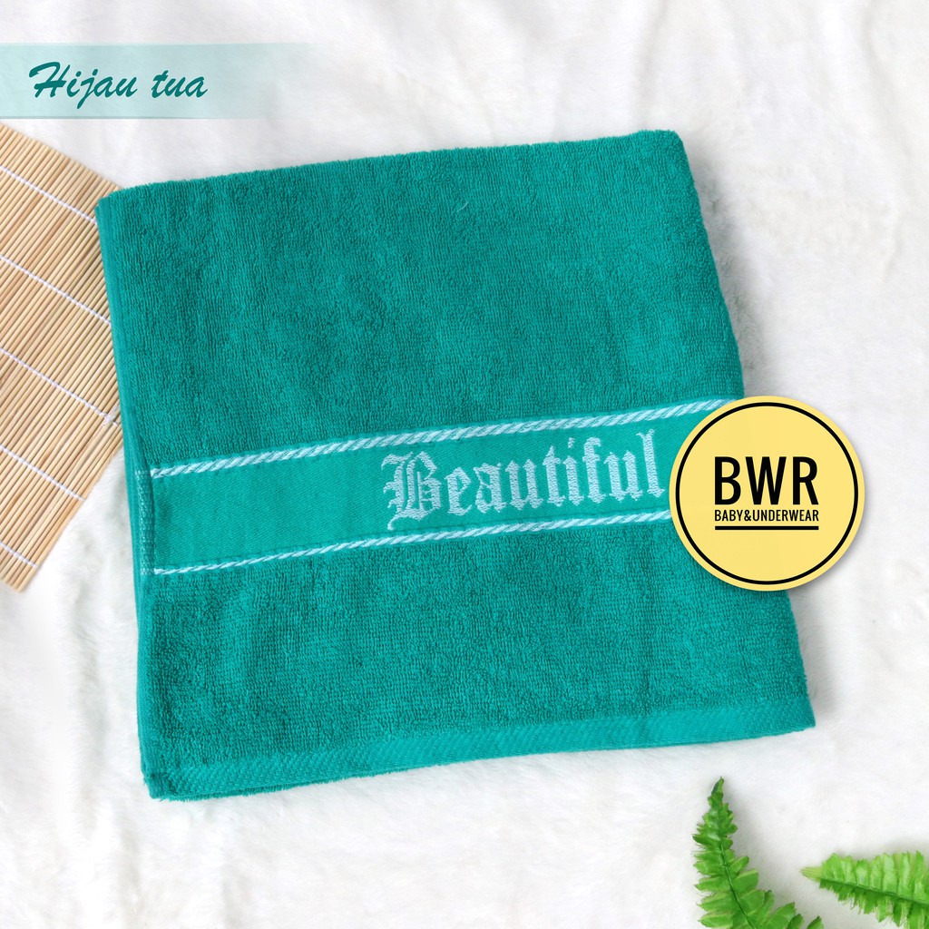 Handuk Mandi BEAUTIFUL 73x140 | Handuk Mandi Dewasa Katun Lembut - Bwr