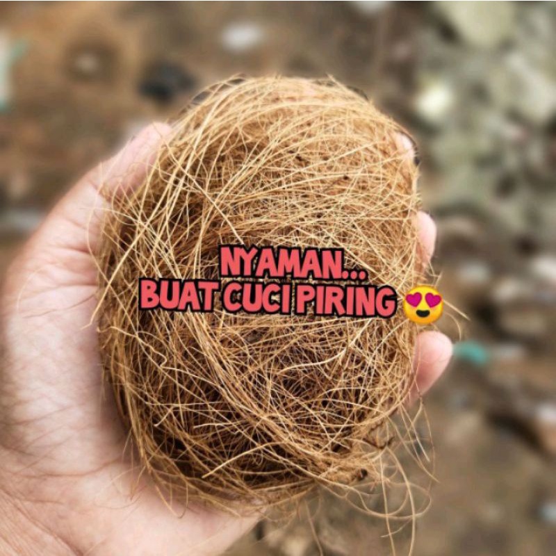 spon cuci piring sabut kelapa tapas kalapa