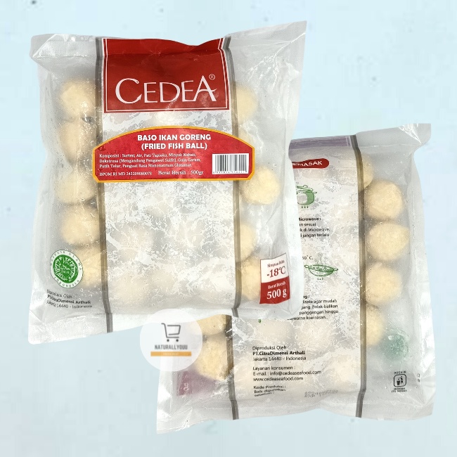 Cedea Fried Fish Ball Bakso Ikan Goreng 500gram