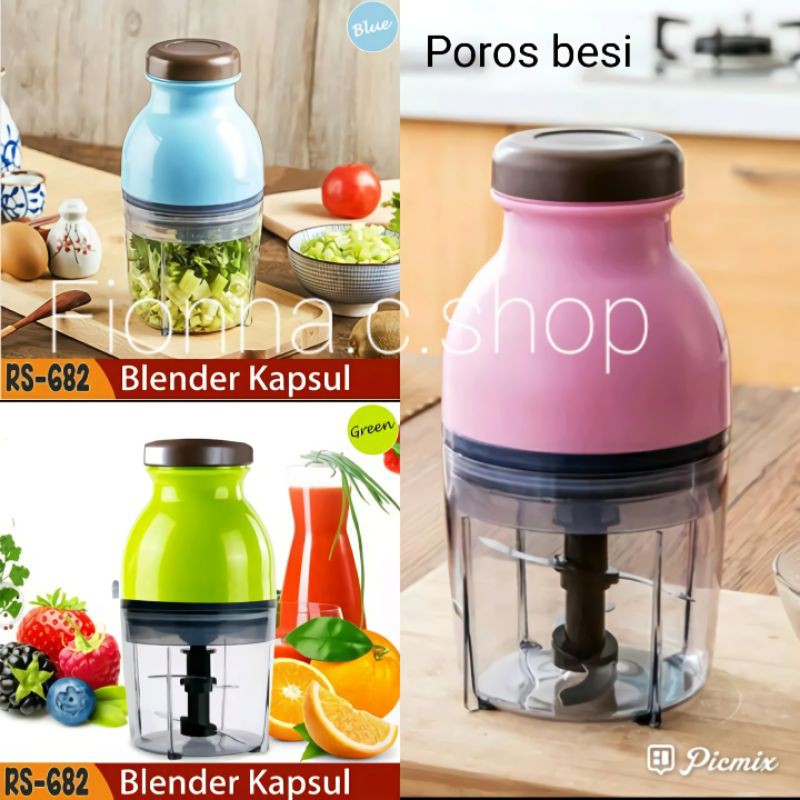 Blender Capsule Quatre Cutter/Blender kapsul serbaguna Poros besi