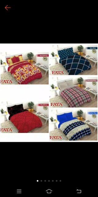 Sprei Fata No 3 Single 120x200 Motif Polos Embos Emboss Pink Merah Biru Putih Abu Hijau Ungu Murah