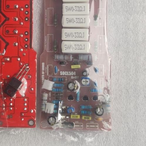 KIT DRIVER ELITE PA SOCL 504 SLIM PLUS PCB UNTUK 4 TRANSISTOR FINAL