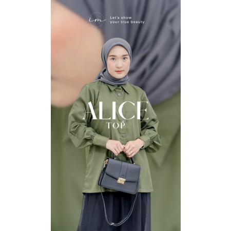 Alice top blouse army