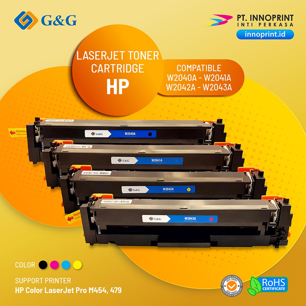 Compatible HP W2040-3A 416A Color for HP M454