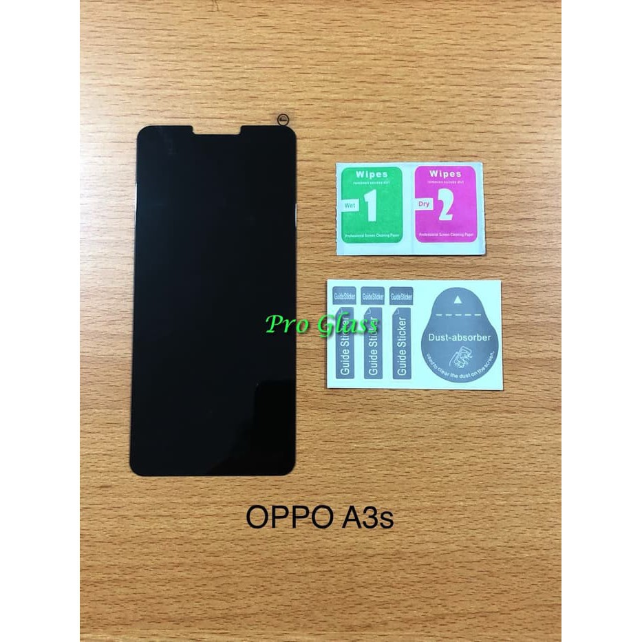 TEMPERED GLASS ANTI SPY OPPO A3S ANTI GORES KACA PRIVASI - SCREEN PROTECTOR