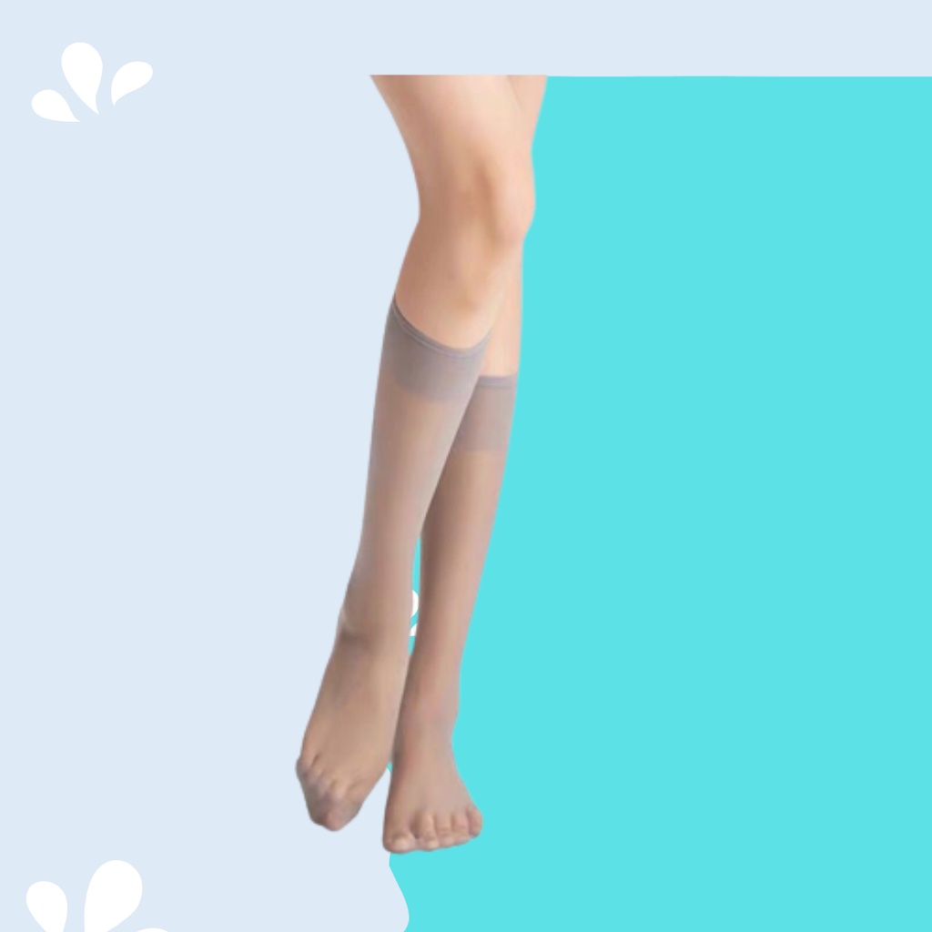 Stoking Wanita Selutut  Kaos Kaki Stocking  Cewek Tipis Transparan  Nylon Musim Panas Setinggi Lutut