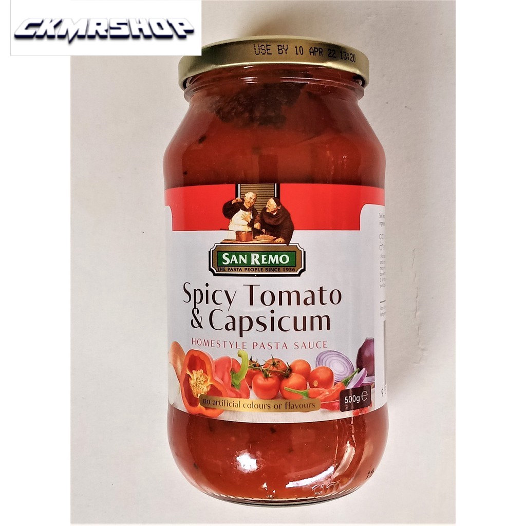 

Pasta Sauce Spicy Tomato & Capsicum San Remo 500 gr