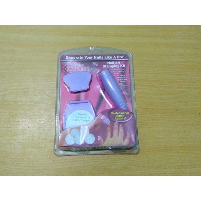 Salon EXPRESS Nail Art Stamping Kit Alat Penggambar Kuku 0606