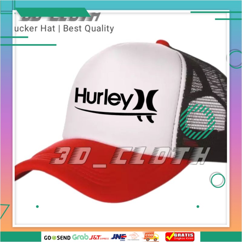 Topi HURLEY Trucker - Topi Surfing Logo HURLEY