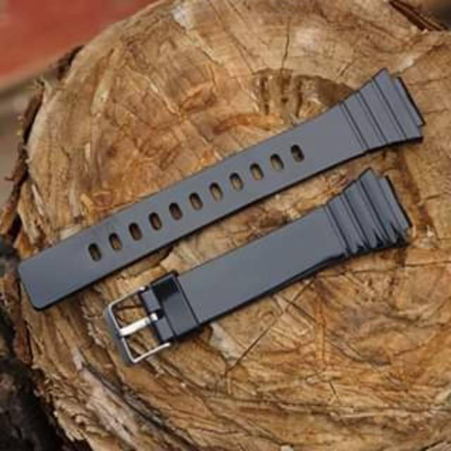 Strap tali jam tangan casio w-215H w215 w 215 premium hitam