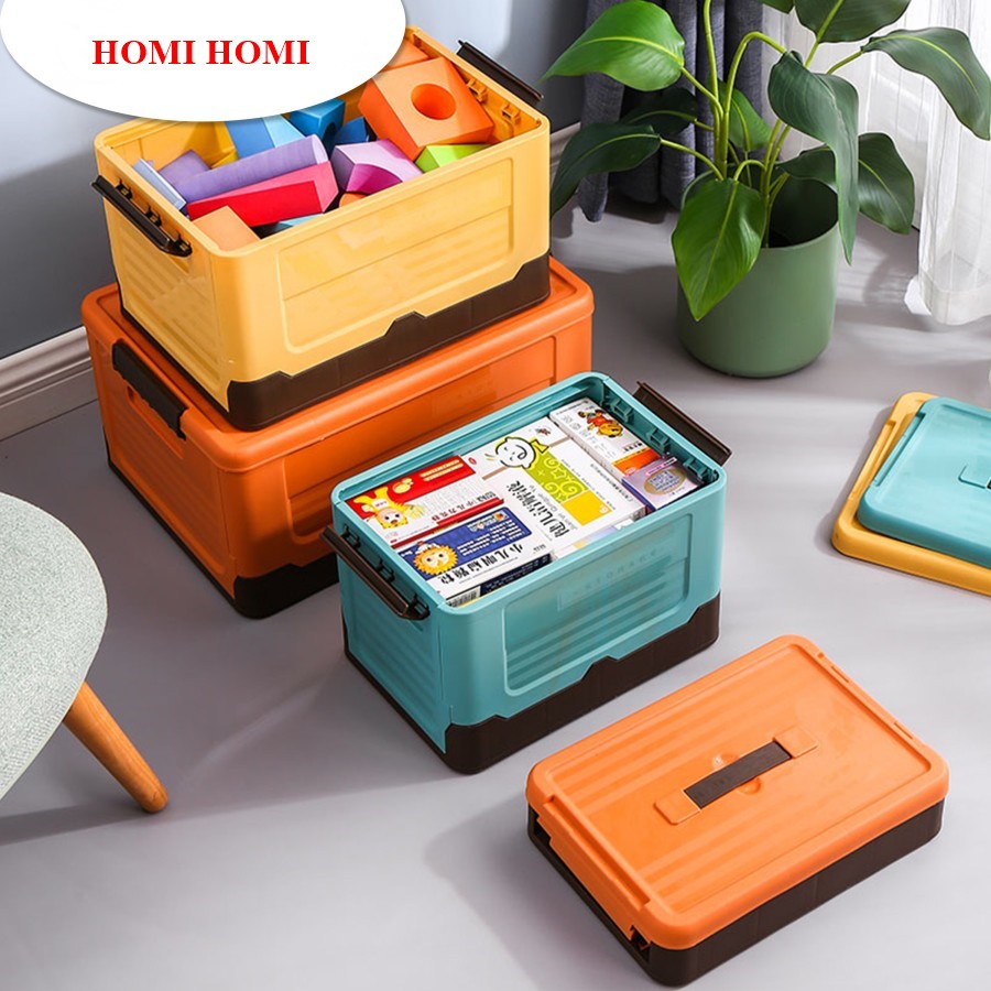 HomiHomi Kotak Penyimpanan Plastik Box Container Lipat Serbaguna Portable Storage Organizer Box Container BC