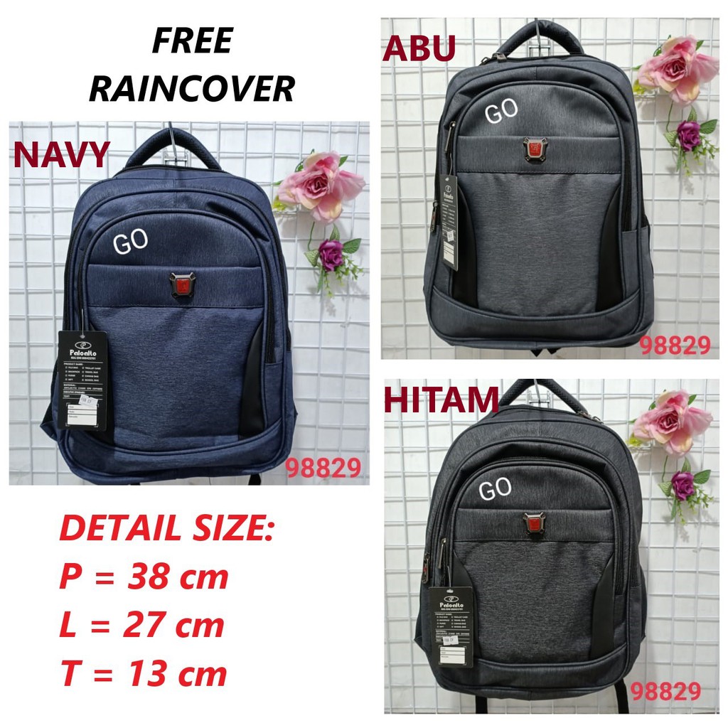 gos PALO ALTO TAS RANSEL A3 Laptop Free RainCover Original