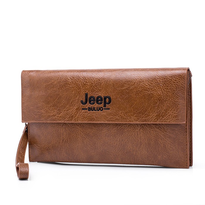 Clutch Dompet Jeep Kulit Tas Tangan Hand Bag Pria Wanita Tas Hp Pouch Clutch Pria Lokal