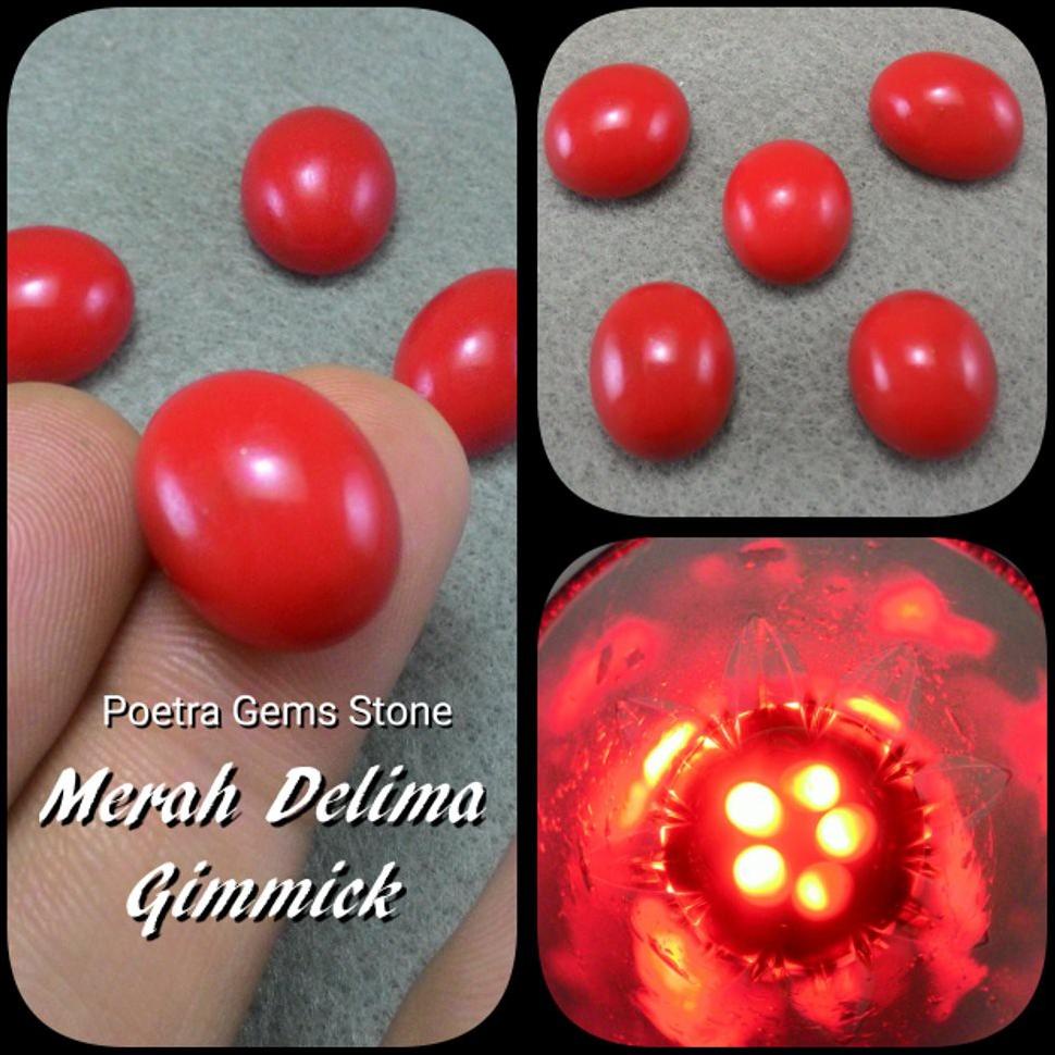 Batu Viral Batu Merah Delima Batu Menyala Dalam Air