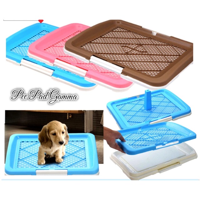 Pet Toilet Training Tray Pee Pad Dog Gamma Small -tempat pipis anjing