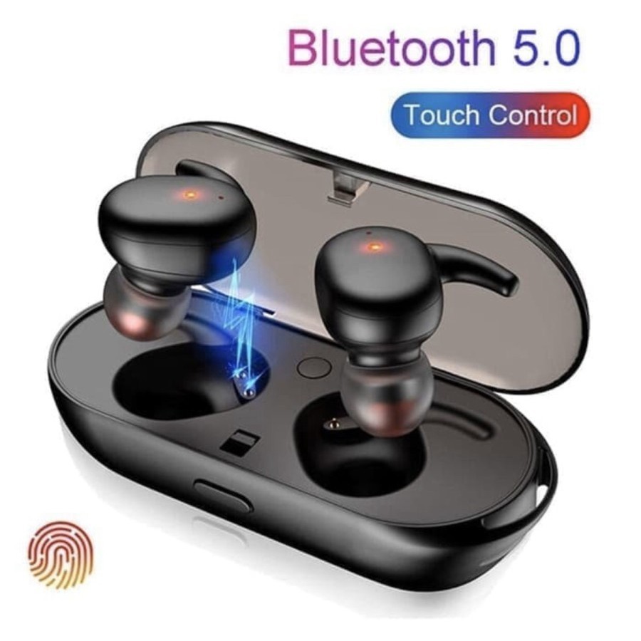 Headset Bluetooth TWS 4 V5.0 - Earphone Wireless Touch Control Bluetooth 5.0