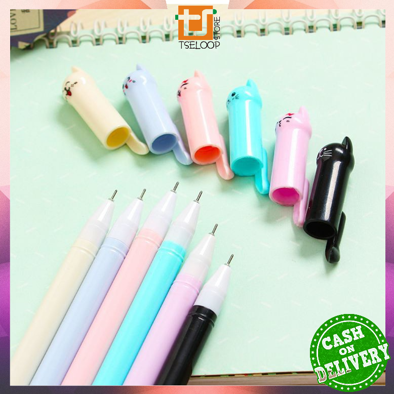

OFM-A14 Pulpen Gel Karakter Kucing / Pena Unik Bolpen Motif Kucing Stationary Alat Tulis UNIK