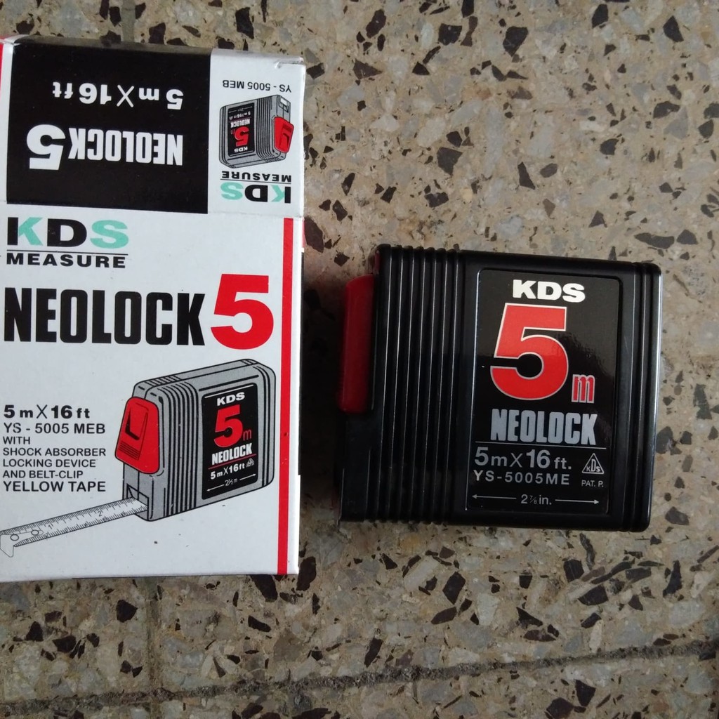 Jual meteran kds neolock 5 meter