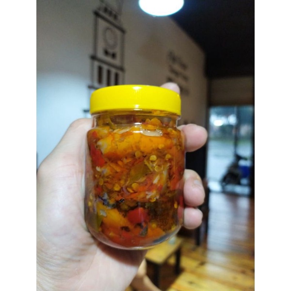 

Cumi Asin X Teri Medan Balado Pedes 200 Gram