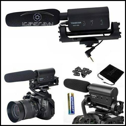 Vlogger Shotgun Profesional Mic Camera Dslr Mirrorless And Camcorder
