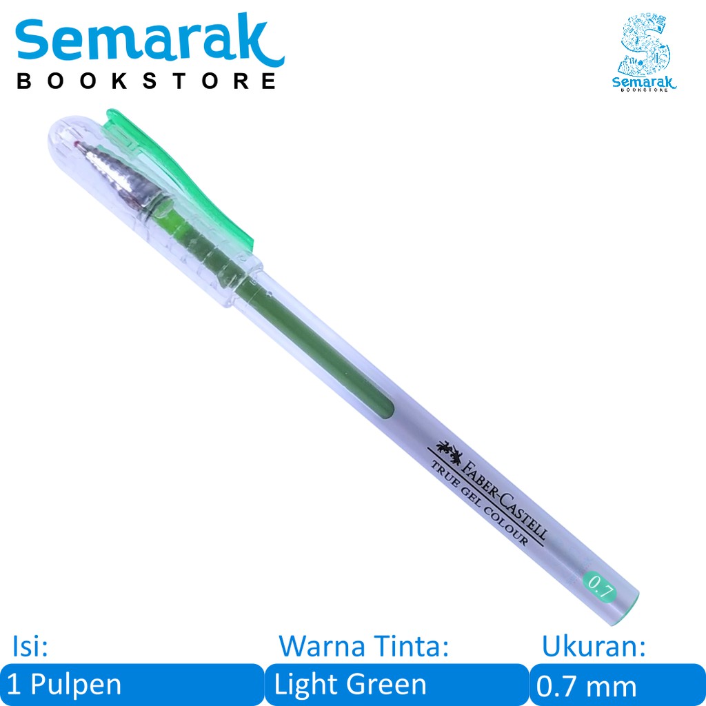 

Faber Castell True Gel Pen 0.7 mm - Light Green Ink