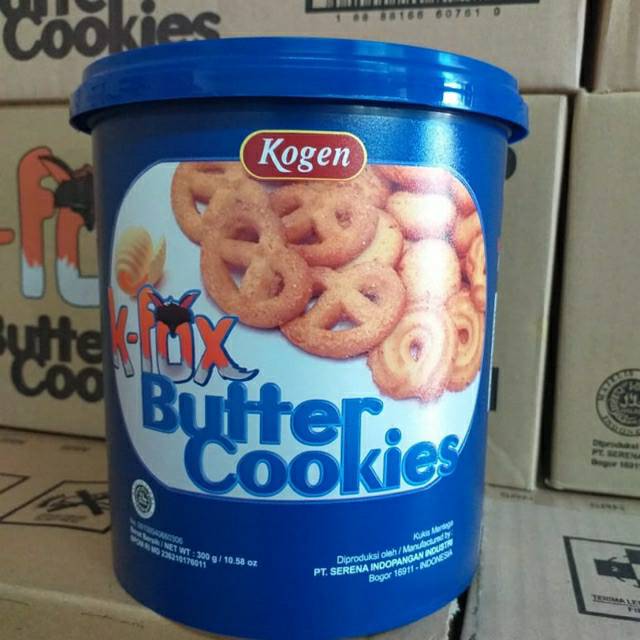 

Kogen Butter Cookies (netto 300gr)- Biskuit Khong Guan Kogen K-fox Butter Cookies Jack Chocolate KFox Assorted Sandwich Biskuit Kogen K-Fox Assorted Biskuit Kogen Campur