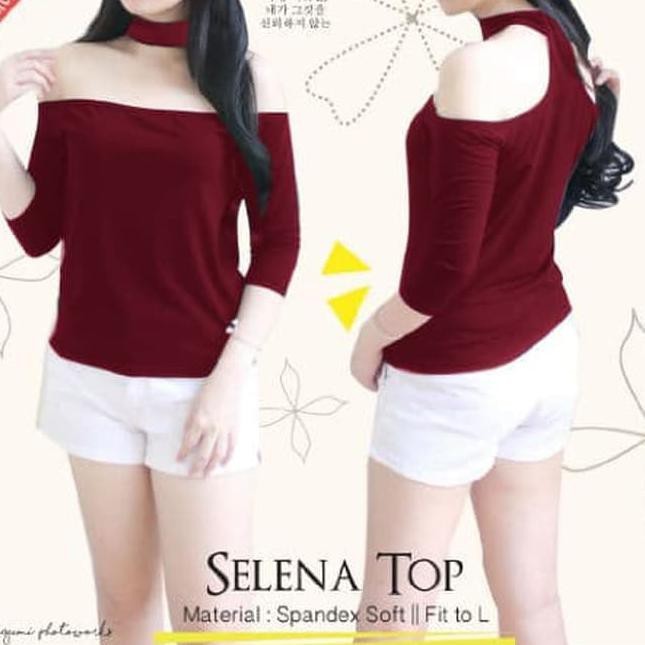 SAMI SELENA BAHAN SPANDEX TO FIT L TERMURAH