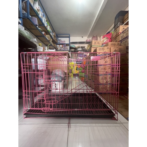 Kandang kucing anjing 75 model lipat 76x53x46