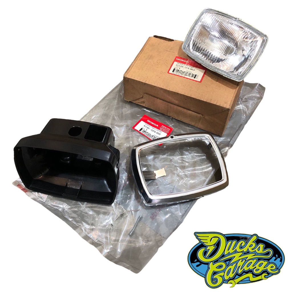 Reflektor Lampu Depan Set Honda Win Tahun Tua Original