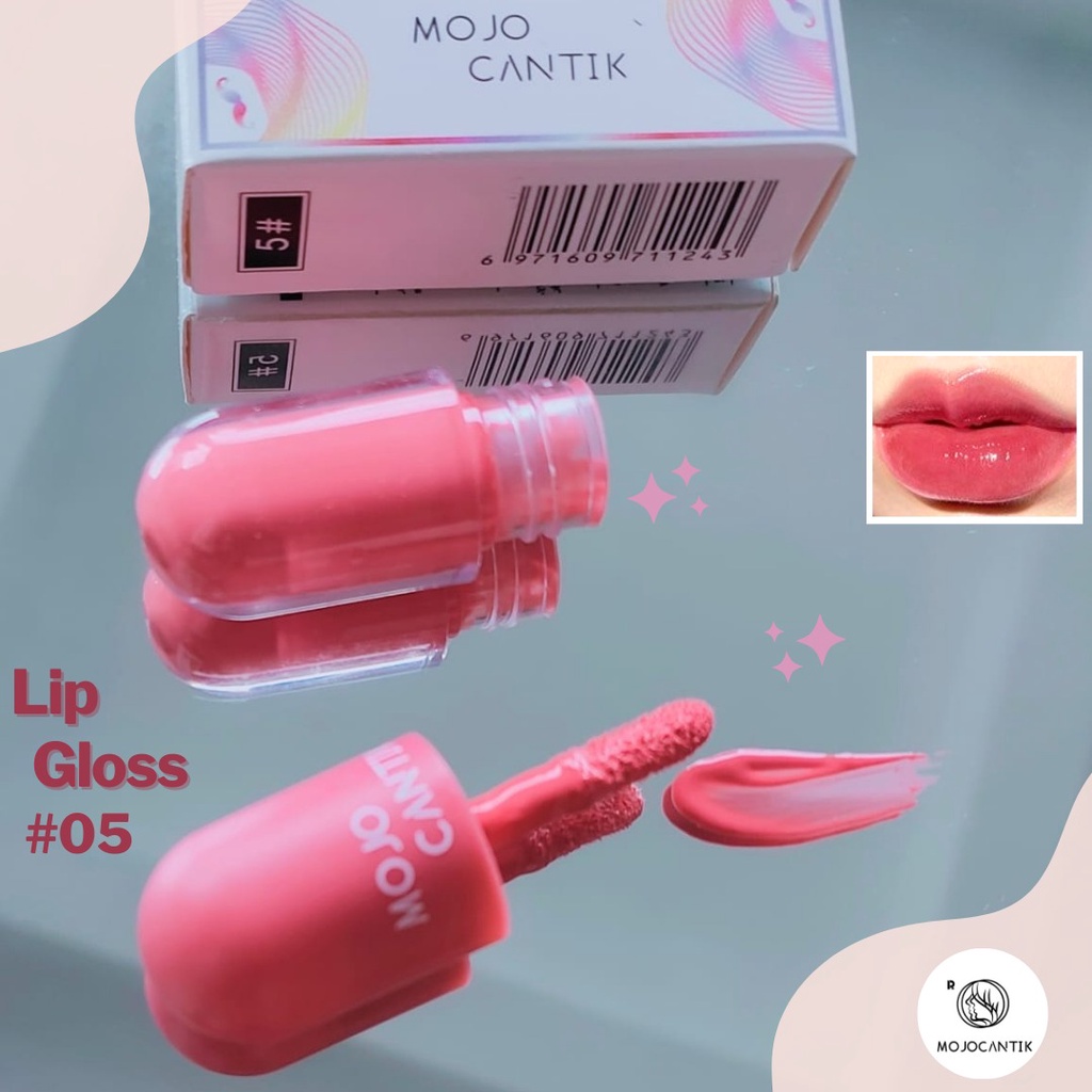 Mojocantik Lipgloss Moinsturizing With Honey Lasting Transparent Lip Oil