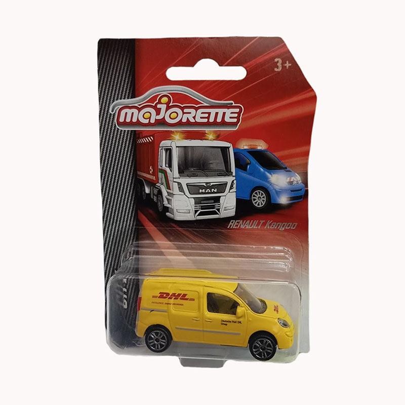 Jual Diecast Mobil Pembawa Paket Renault Kangoo DHL Majorette City Yellow