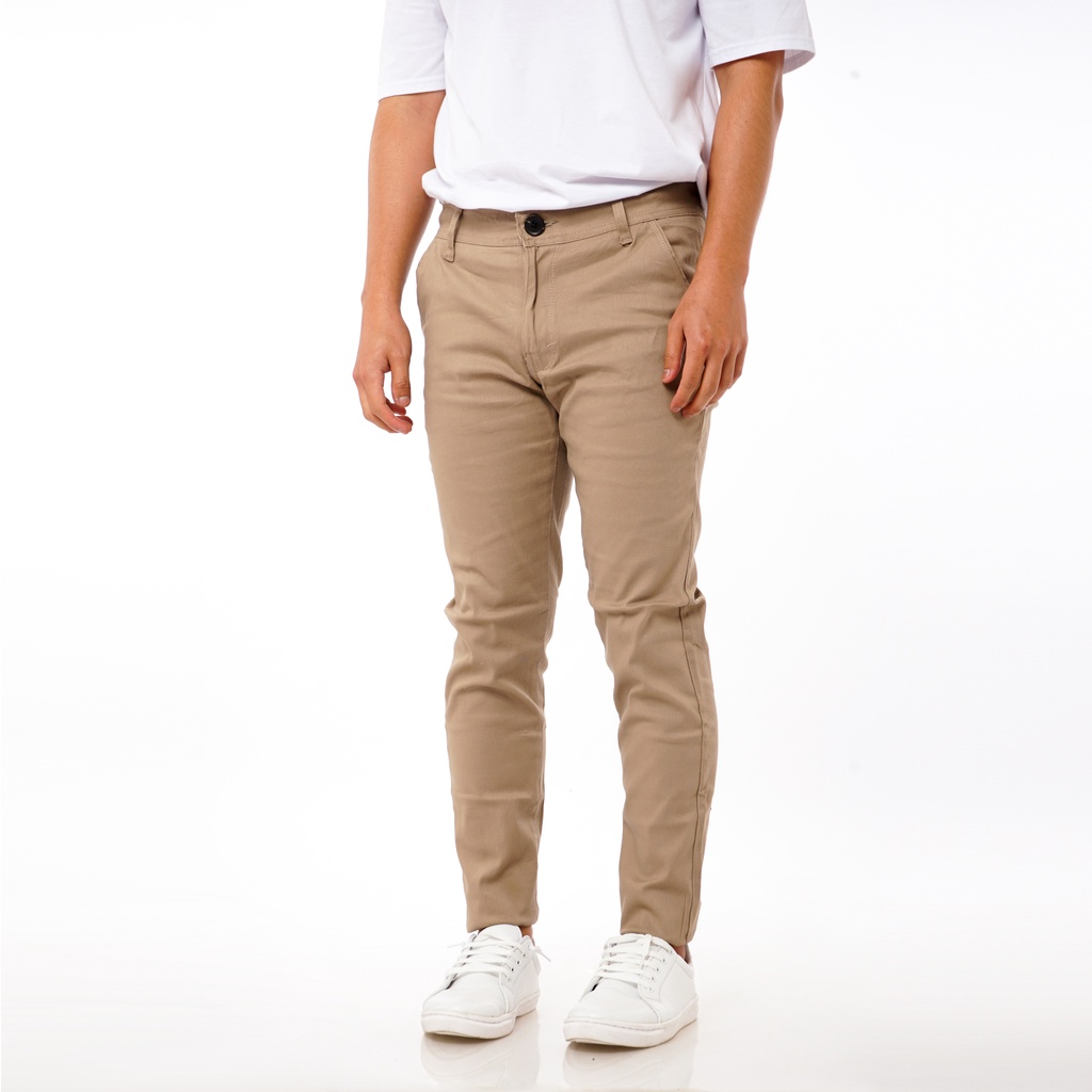 Celana Chinos Panjang Pria Slimfit Murah Cinos Casual Cowok Keren Chino Pants Panjang Pria Premium