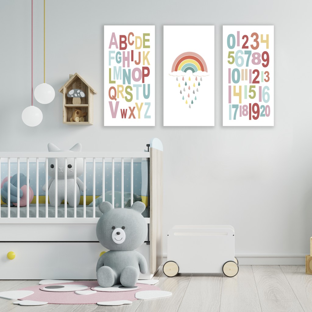 Dapat 3 Hiasan Dekorasi Kamar Anak Hiasan Dinding Untuk Anak Kids Home Decor Poster anak
