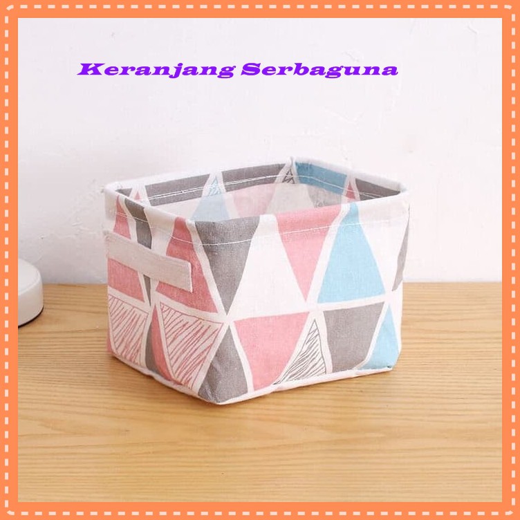 STORAGE BAG BOX ORGANIZER TEMPAT PAKAIAN DESKTOP STORAGE KERANJANG SERBAGUNA BOX STORAGE ORGANIZER