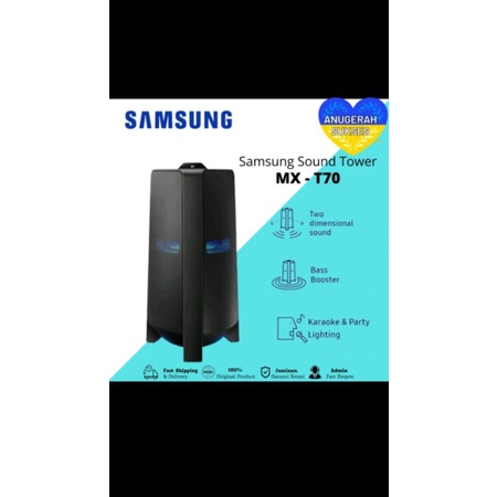 sound tower speaker Samsung MX-T70