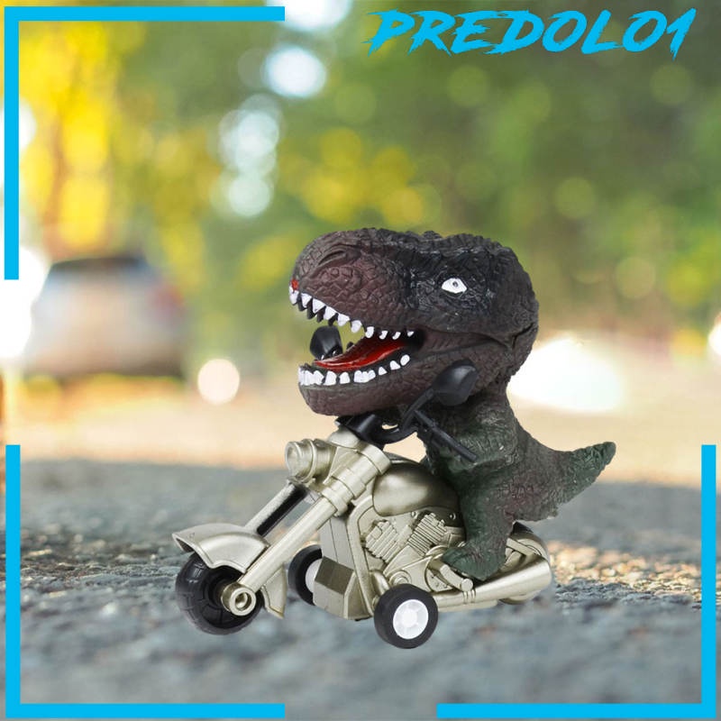(Predolo1) Mainan Motor Dinosaurus Pull Back Bahan Plastik Untuk Anak Perempuan