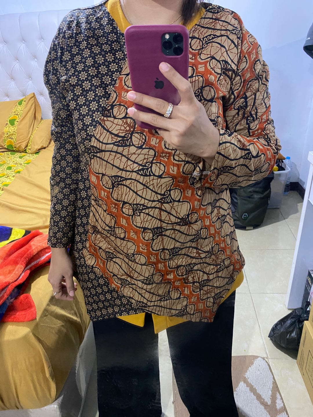 Atasan Batik Dolby Dolbi Dobby Doby Tenun Sutra Tulis Halus Katun Atbm Baron ,sarombit Atasan