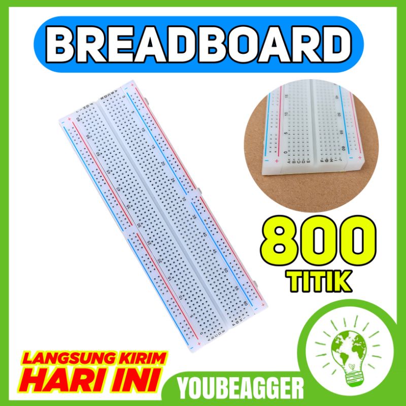 Breadboard pcb 830 titik